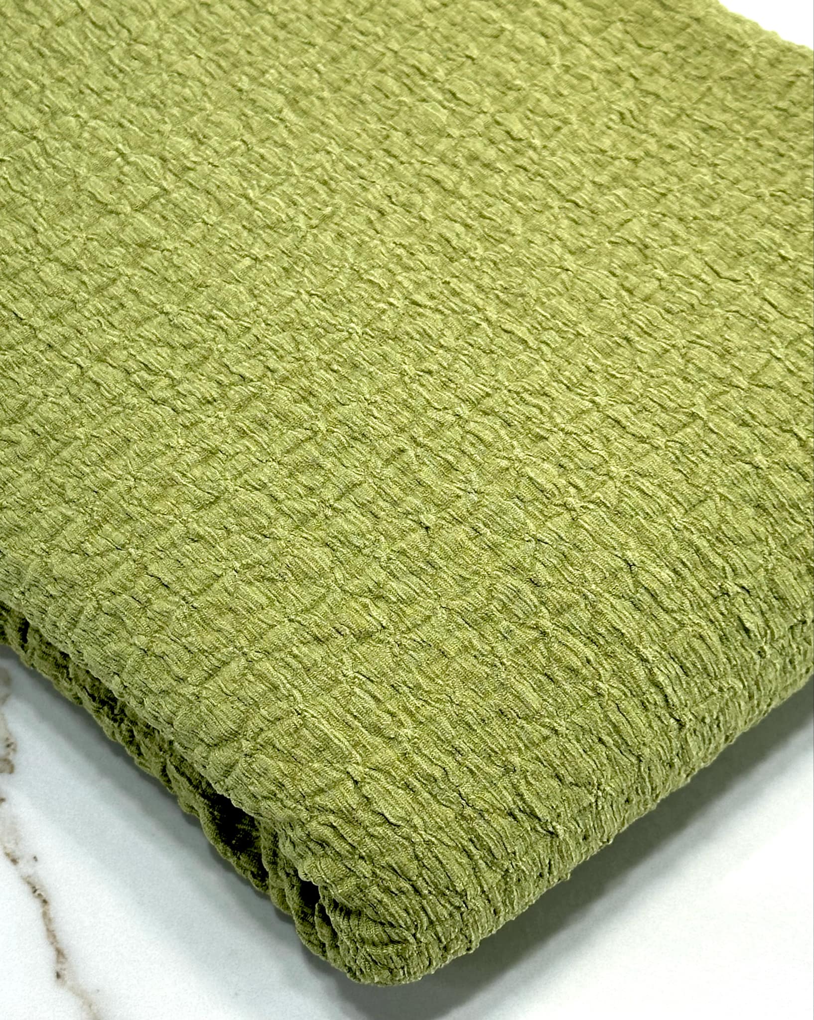 (WRINKLED JACQUARD) AVOCADO