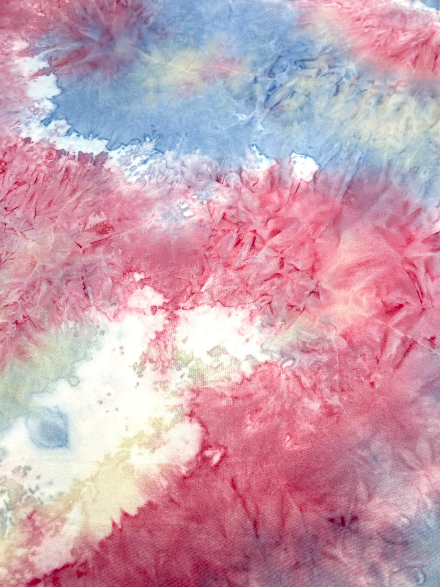 (DBP) LIGHT BLUE, PINK, AND OFF WHITE TIE DYE