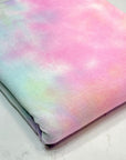 (SWEATER KNIT) LIGHT BLUE, YELLOW, AND PINK TIE DYE (3)