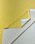(2X1 YUMMY RIB) OFF WHITE POLKA DOTS ON YELLOW