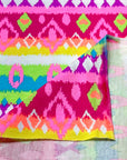 (KNIT) NEON DIAMOND STRIPE