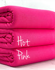 (1X1 BABY RIB) HOT PINK