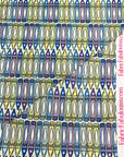 (4X2 YUMMY RIB) CRAYONS ON BLUE