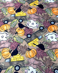 (SWEATER KNIT/OAKLEY) BIG HAY TRUCKS, SCARECROWS & BLACK CROWS ON COFFEE (5)