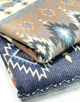 (BELLA RIB) WESTERN PRINT ON NAVY