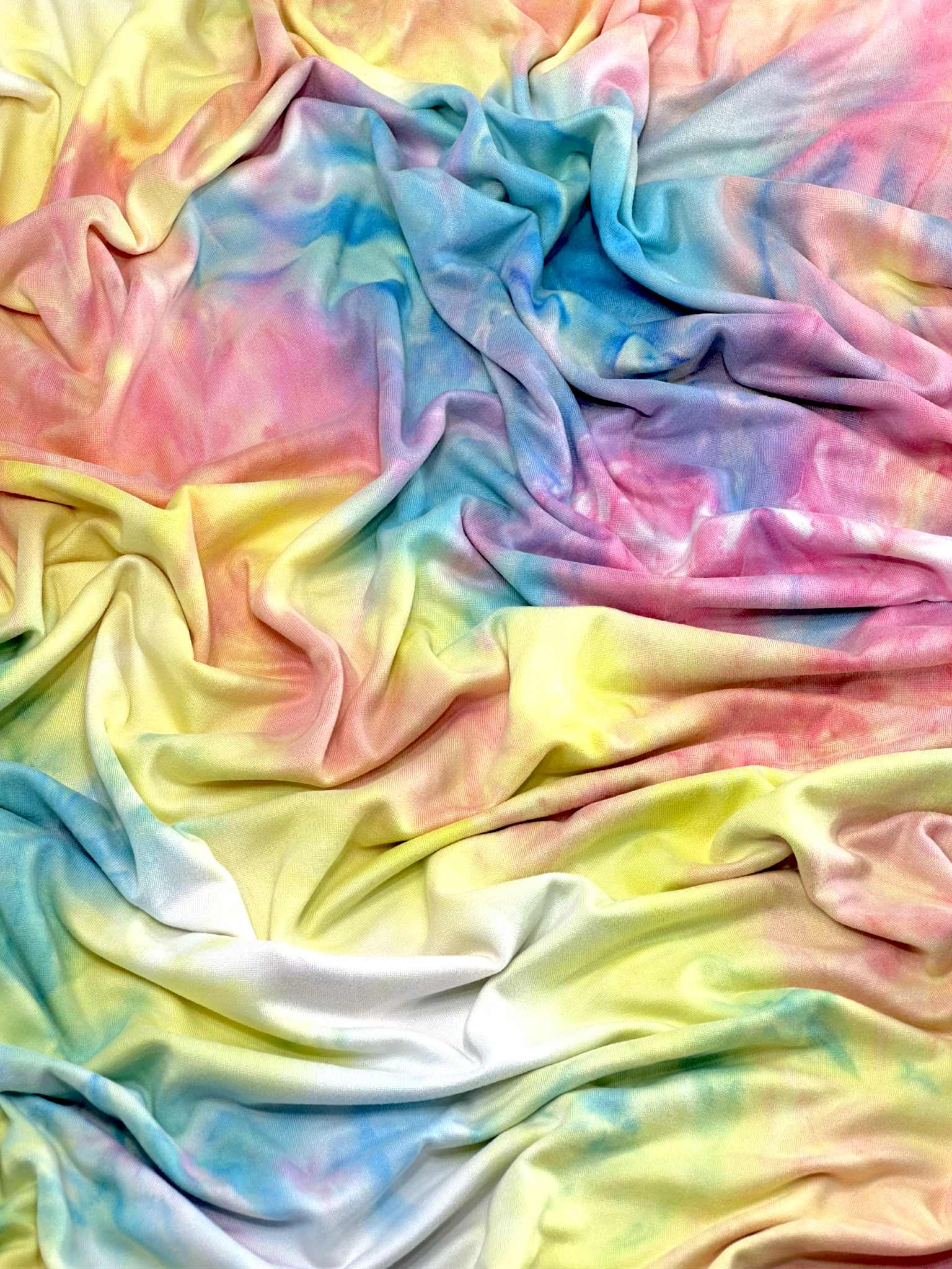 (DBP) YELLOW, PINK, AND BLUE TIE DYE