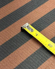 (4X2 RIB) BLACK AND BROWN STRIPES