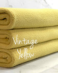 (SHERPA TEDDY) VINTAGE YELLOW