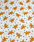 (DBP) MEDIUM GINGERBREAD MAN AND STARS ON OFF WHITE