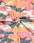 (THERMAL) ORANGE, CORAL AND BLACK CAMOUFLAGE