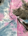 (4X2 YUMMY RIB) LAVENDER , BLUE, AND BLACK TIE DYE (5)