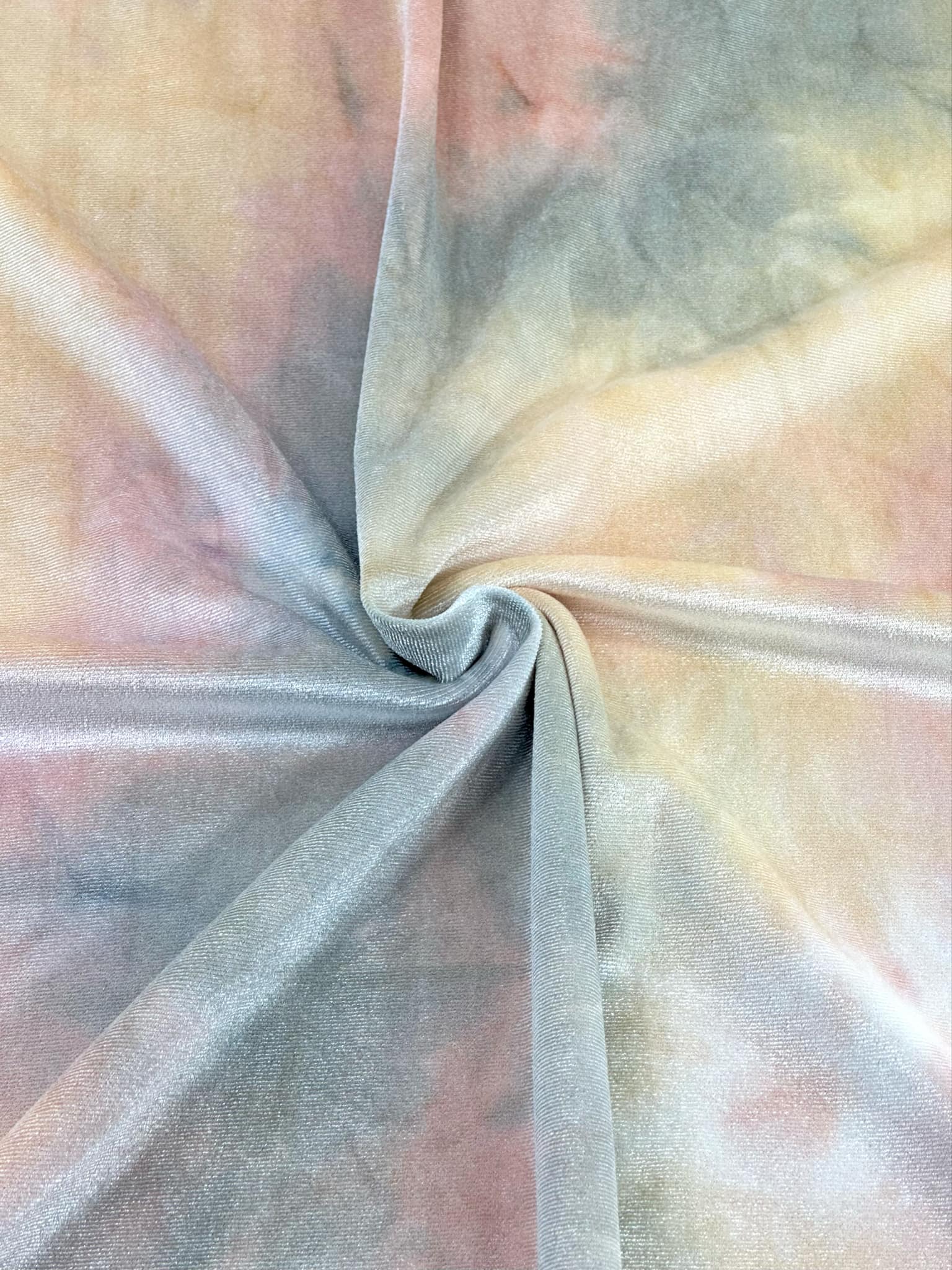 (VELVET) SOFT YELLOW, PINK, AND BLUE