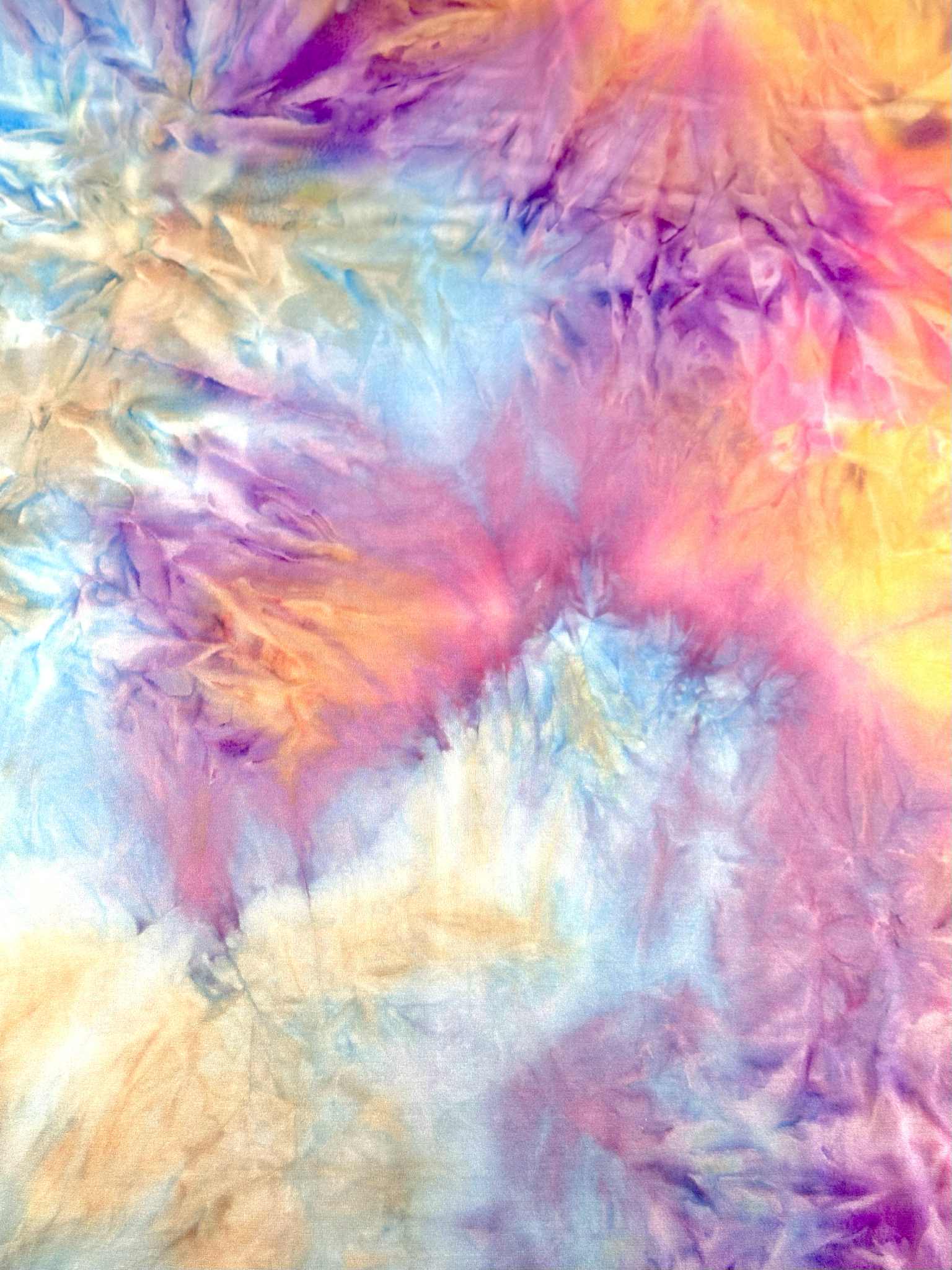 (DBP) PURPLE, BLUE, AND ORANGE TIE DYE