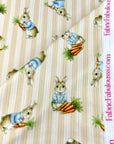 (4X2 YUMMY RIB) MEDIUM BUNNIES WITH CARROTS ON TAN STRIPES (1)
