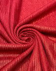 (SLINKY RIB) RED SHIMMER