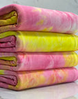 (DBP) PINK AND YELLOW TIE DYE