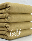 (LUREX URBAN RIB) GOLD