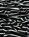 (2X1 RIB) OFF WHITE STRIPES ON BLACK