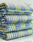(4X2 YUMMY RIB) MEDIUM CRAYONS ON BLUE