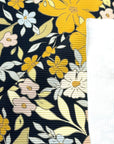 (SWIM) FLORAL PATTERN ON NAVY