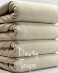 (2X1 SUPER COTTON FEEL RIB) DUSTY TAUPE