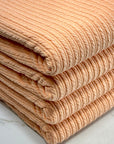 (GOLDEN RIB KNIT) PEACH
