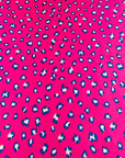 (DBP) TEAL CHEETAH ON FUCHSIA