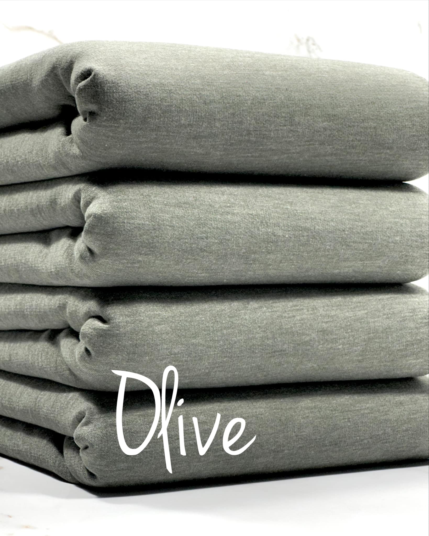 (FRENCH TERRY BRUSHED) OLIVE