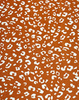 (DBP) TINY WHITE LEOPARD ON VINTAGE ORANGE