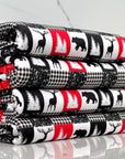 (DBP) BLACK BEAR, REINDEERS AND CHECKERED ON OFF WHITE (5)