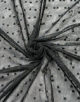 (MESH) TINY BLACK DOTS (2)