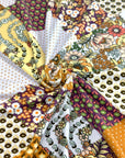 (DBP) ORANGE, PURPLE, AND BROWN PATCHWORK