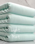 (2X2 SUPER COTTON FEEL RIB) LIGHT MINT