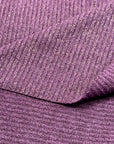 (SWEATER RIB) GOLD SHIMMER ON DARK PURPLE