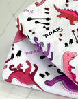 (YUMMY RIB) DINOSAURS ON OFF WHITE (5)