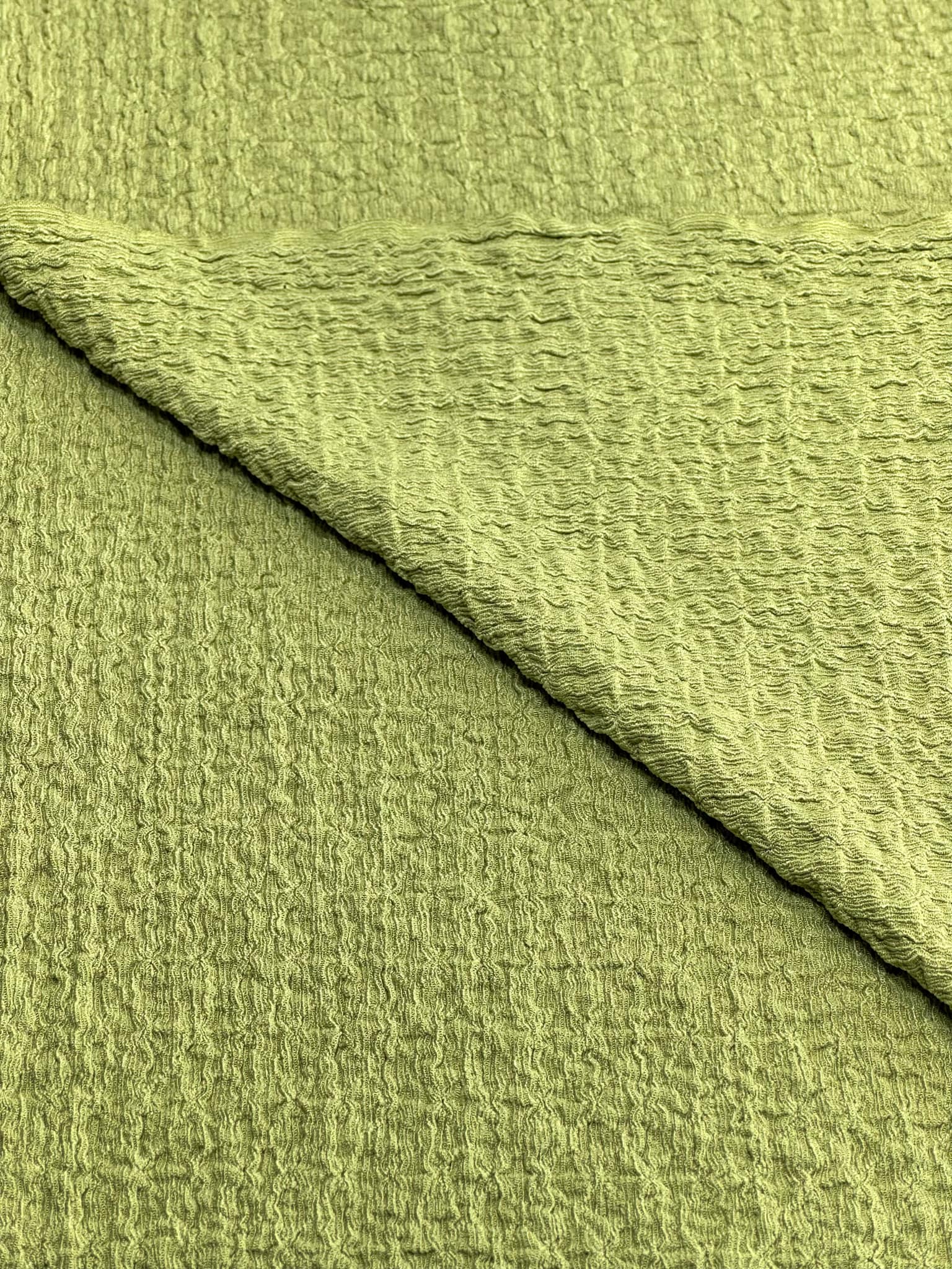 (WRINKLED JACQUARD) AVOCADO