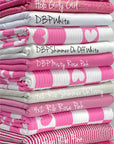 (DBP) PINK AND WHITE HEART CHECKERED (4)