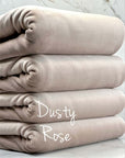 (MICRO VELVET) DUSTY ROSE