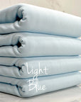 (2X2 SUPER COTTON FEEL RIB) LIGHT BLUE