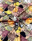 (SWEATER KNIT/OAKLEY) BIG HAY TRUCKS, SCARECROWS & BLACK CROWS ON COFFEE (5)