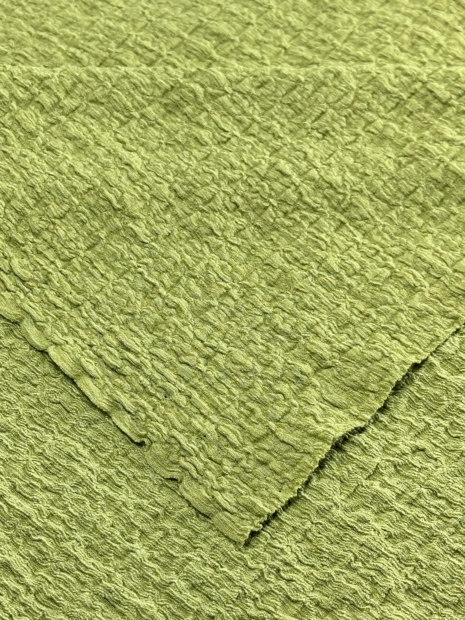 (WRINKLED JACQUARD) AVOCADO