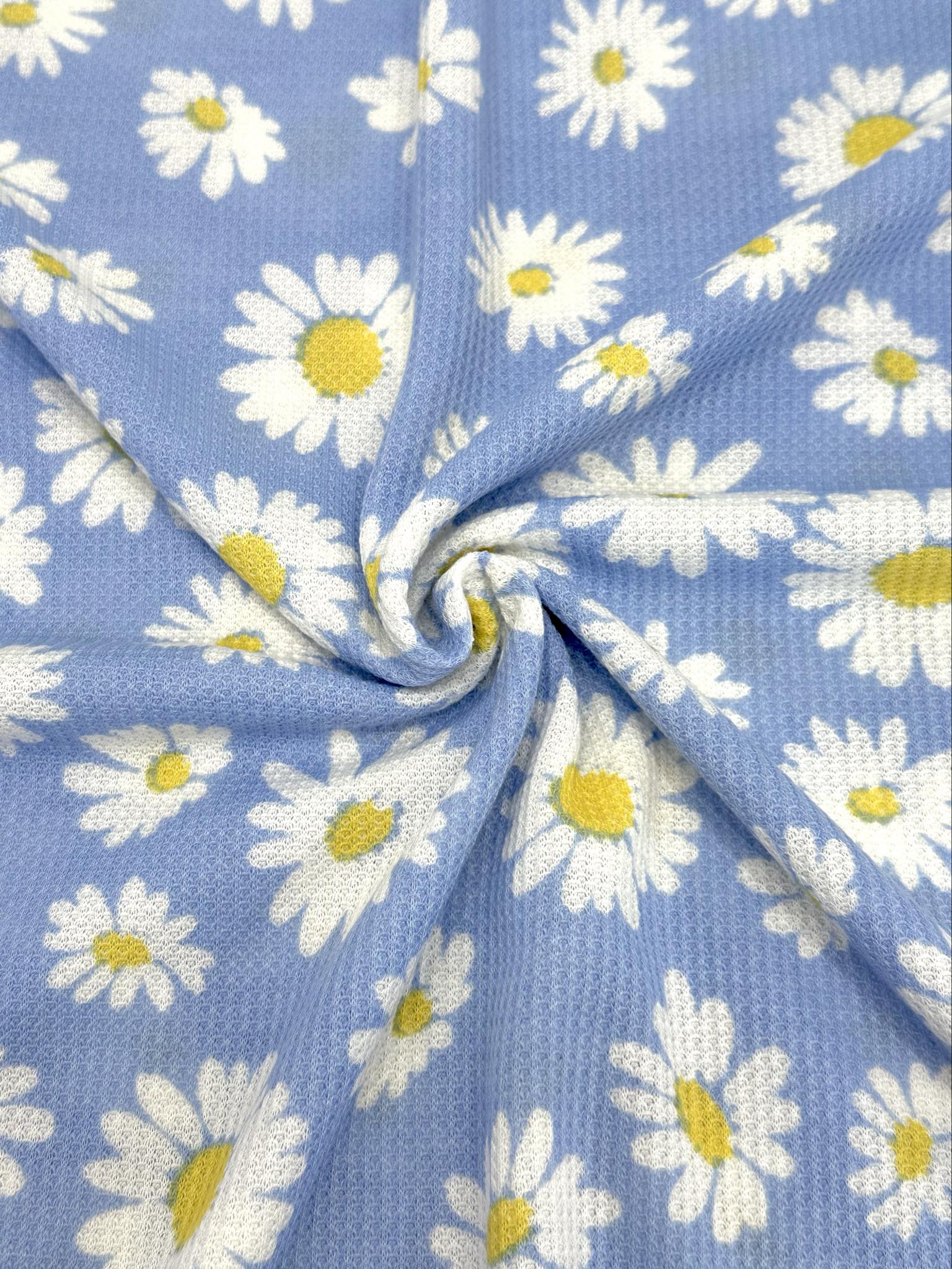 (THERMAL) WHITE DAISIES ON BLUE