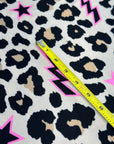 (DBP) PINK STARS AND LEOPARD PRINT ON TAN
