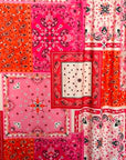 (DBP) PINK, ORANGE AND RED PATCHWORK