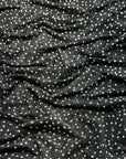 (MESH) TINY WHITE DOTS ON BLACK
