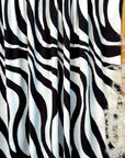 (WIDE RIB) ZEBRA PATTERN ON OFF WHITE