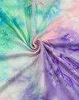 (DBP) BLUE, PURPLE, AND GREEN TIE DYE
