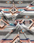 (SWEATER KNIT) DIAMOND PATTERN ON MOCHA