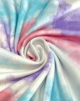 (DBP) PINK, LAVENDER AND BLUE TIE DYE