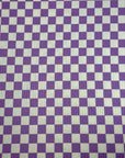 (YUMMY RIB) LAVENDER AND OFF WHITE CHECKERED